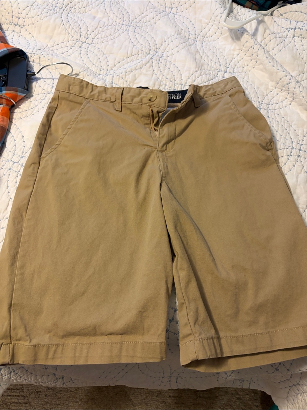 crown & ivy Tan Khaki Boys' Shorts